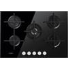 Whirlpool Piano cottura a gas in vetro nero Whirlpool 5 fuochi GOA 7523/NB 51x730x510 mm
