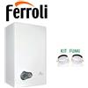 FERROLI Caldaia condensazione 24 Bluehelix Tech 25 Ferroli con kit fumi classe A/A