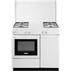 De'Longhi DELONGHI SGW854NM CUCINA PORTA BOMBOLA BIANCO FORNO GAS 4 FUOCHI + COPERCHIO