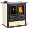 Nordica LA NORDICA ROSETTA SINISTRA 5.0 VST CUCINA LEGNA LIBERTY PANNA 7.2KW
