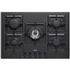 Elleci Piano Cottura Elleci Plano 75 5 fuochi Ghisa G40 Nero PGSP75140CS