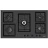 Elleci Piano Cottura Elleci Plano 90 4 Fuochi + 1 tripla Corona Nero G40 PGSP90140CS