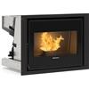 EXTRAFLAME COMFORT P70 AIR H49 INSERTO A PELLET VENTILATO NERO 8,0KW 1285800