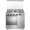 De Longhi Cucina a Gas 4+2 Fuochi Forno Elettrico 90x60 cm Inox - DEMX 96 B42 ED