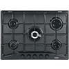De'Longhi DELONGHI FFN57ASV PIANO COTTURA 5 FUOCHI 70CM 1 TRIPLA CORONA NERO