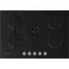 Indesit Piano cottura a gas da incasso nero in vetro ING 72T/BK Indesit