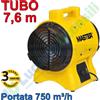 Master Climate Solutions Ventilatore Industriale Soffiatore MASTER Alta Portata 750 m³/h con Tubo BL 4800