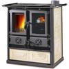 LA NORDICA ROSETTA 5.0 VST CUCINA LEGNA CERAMICA LIBERTY PANNA POTENZA 7.2KW
