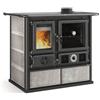 LA NORDICA EXTRAFLAME LA NORDICA TERMOROSA DSA 4.0 TERMOCUCINA A LEGNA PIETRA NATURALE 11 KW