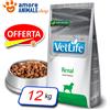 Farmina Dog Vet Life Natural Diet → Renal - 12 kg - Crocchette Per Cane, Cani