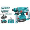 Total MARTELLO ROTATIVO TASSELLATORE DEMOLITORE A BATTERIA 1,5J COMPLETO TOTAL