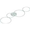 Trio Plafoniera a led moderna design bianco TR145