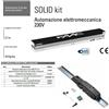 FAAC AUTOMAZIONE BASCULANTE PORTA FAAC SOLID KIT GARAGE 230V CONTRAPPESO 2,7MT 10KGMQ