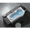 COLACRIL VASCA 170X70/85 STAR TELAIO PANNELLO IDROMASSAGGIO WHIRLPOOL CROMOTERAPIA
