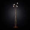 PIANTANA CLASSICA IN FERRO BATTUTO A 6 LUCI BGA 2798/PT6
