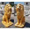 mondo artistica STATUA LEONE COPPIA DI LEONI H 80 CM PER ESTERNO DA GIARDINO IN CEMENTO MARMO