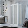 Forte BOX DOCCIA 3 LATI SALOON 90X105X90 CM H 185 IN ACRILICO MOD. DELTA TRIO