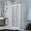 Forte BOX DOCCIA 3 LATI SALOON 75X95X75 CM H 185 IN ACRILICO MOD. DELTA TRIO