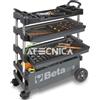 Beta Carrello mobile portautensili Beta C27S-G grigio richiudibile trasportabile