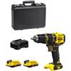 Stanley Trapano a Percussione STANLEY FatMax SFMCD721D2K (2 x 2,0 Ah + Caricabatteria +