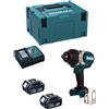Makita Avvitatore ad Impulsi MAKITA DTW1002RTJ (2 x 5,0 Ah + DC18RC + MAKPAC 3)