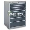 Beta Tools Cassettiera fissa portautensili BETA C35 8G con 8 cassetti grigia 700x600xH1000