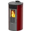 King STUFA PELLET KW10,1 KING 12 ROUND BORDEAUX POTENZA TERMICA 9KW COD.94352