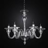 ilab Lampadario classico murano trasparente a 6 luci BGA 2369-6