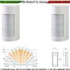 Optex VXI Dual PIR Sensore Infrarosso Filo 2 Rivelatori Allarme Esterno Rileva Intrusi