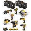 DeWALT Kit DWK801T (DCD996 + DCH273 + DCG405 + DCF887 + DCF894 + DCS334 + DCS570