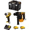 DeWALT Kit D12K202 (DCH072 + DCF801 + 2 x 3,0 Ah + DCB107 + TSTAK VI)