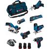 Bosch Powertools BOSCH Kit BMKB7-28AD3 (GSR 12V-15+GKS 12V-26+GWS 12V-76+GST 12V-70+GOP 12V-28+GS