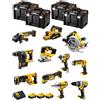 DeWALT Kit DWK1103T (DCD996+DCH273+DCG405+DCF887+DCF899H+DCS334+DCS570+ DCS355+D