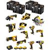 DeWALT Kit DWK1201T (DCD996+DCH273+DCG405+DCF887+DCF894+DCS334+DCS570+ DCS355+DC