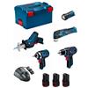 Bosch Powertools BOSCH Monster Kit Set K11 (GSR 12V-15 + GDR 12V-105 + GSA 12V-14 + GOP 12V-28 +