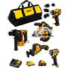 DeWALT Kit D12K502 (DCS512 + DCS312 + DCD703 + DCH072 + DCF901 + 1 x 3,0 Ah + 1