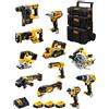 DeWALT Kit DWK1101 (DCD996+DCH273+DCG405+DCF887+DCF894+DCS334+DCS570+ DCS355+DCP