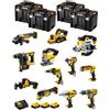 DeWALT Kit DWK1202T (DCD796+DCH273+DCG405+DCF887+DCF899H+DCS331+DCS391+ DCS355+D