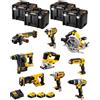 DeWALT Kit DWK901T (DCD996 + DCH273 + DCG405 + DCF887 + DCF894 + DCS334 + DCS570