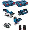 Bosch Powertools BOSCH Kit 12V BMK3-28AD2 (GKS 12V-26 + GST 12V-70 + GHO 12V-20 + 2 x 2,0 Ah + GA
