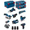 Bosch Powertools BOSCH Kit 12V BMK8-28FD3 (GSR 12V-15 + GKS 12V-26 + GWS 12V-76 + GST 12V-70 + GO