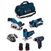 Bosch Powertools BOSCH Kit 12V BMKB4-28AD2 (GKS 12V-26 + GST 12V-70 + GHO 12V-20 + GSR 12V-15 + 2