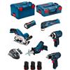 Bosch Powertools BOSCH Kit 12V BMK6-28AD3 (GSR 12V-15+GDR 12V-105+GKS 12V-26+GOP 12V-28+GSA 12V-1