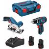 Bosch Powertools BOSCH Kit 12V B12GSRGKS2bat3a-40 (GSR 12V-15 + GKS 12V-26 + 2 x 3,0 Ah + GAL12V-