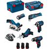 Bosch Powertools BOSCH Kit 12V BMK6-28BD3 (GSB 12V-15+GDR 12V-105+GKS 12V-26+GOP 12V-28+GSA 12V-1
