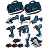 Bosch Powertools BOSCH Kit 18V BK802BAG (GDX 18V-180+GSR 18V-60C+GBH 18V-21+GKS 18V-57+GST 18V-LI