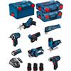 Bosch Powertools BOSCH Kit 12V BMK8-28DD3 (GSR 12V-15+GKS 12V-26+GWS 12V-76+GST 12V-70+GOP 12V-28