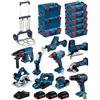 Bosch Powertools BOSCH Kit 18V BK1002 (GST18V-LIS+GKS18V-LI+GBH18V-21+GWS18-125V-LI+GSR18V-55+GSA