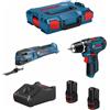 Bosch Powertools BOSCH Kit 12V B12GSRGOP2bat3a-40 (GSR 12V-15 + GOP 12V-28 + 2 x 3,0 Ah + GAL12V-
