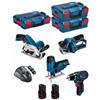 Bosch Powertools BOSCH Kit 12V BMK4-28AD2 (GKS 12V-26 + GST 12V-70 + GHO 12V-20 + GSR 12V-15 + 2
